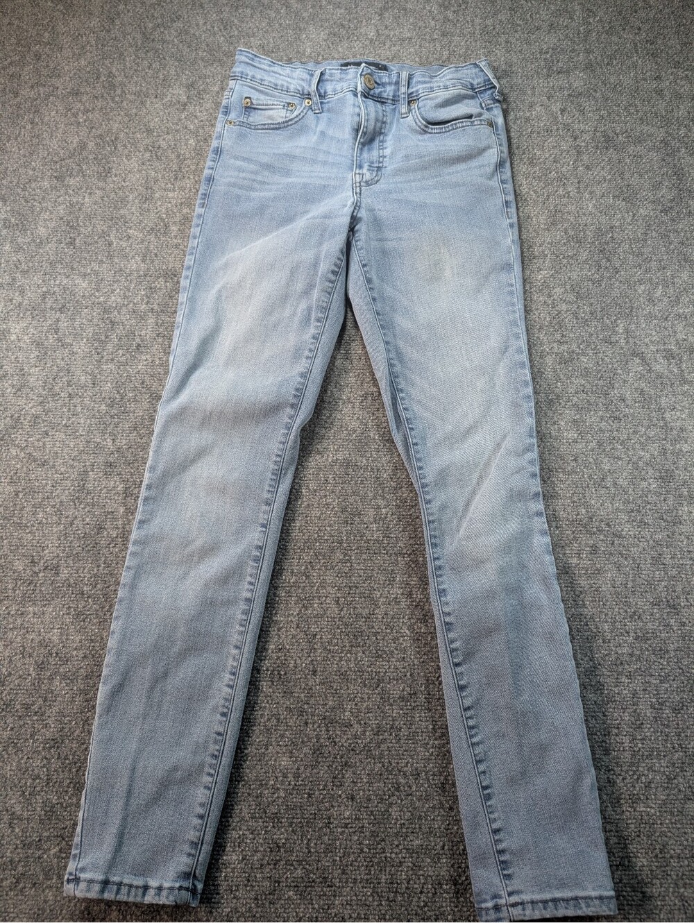 Aeropostale High Rise Light Blue Jeggings Size 8 Long Skinny